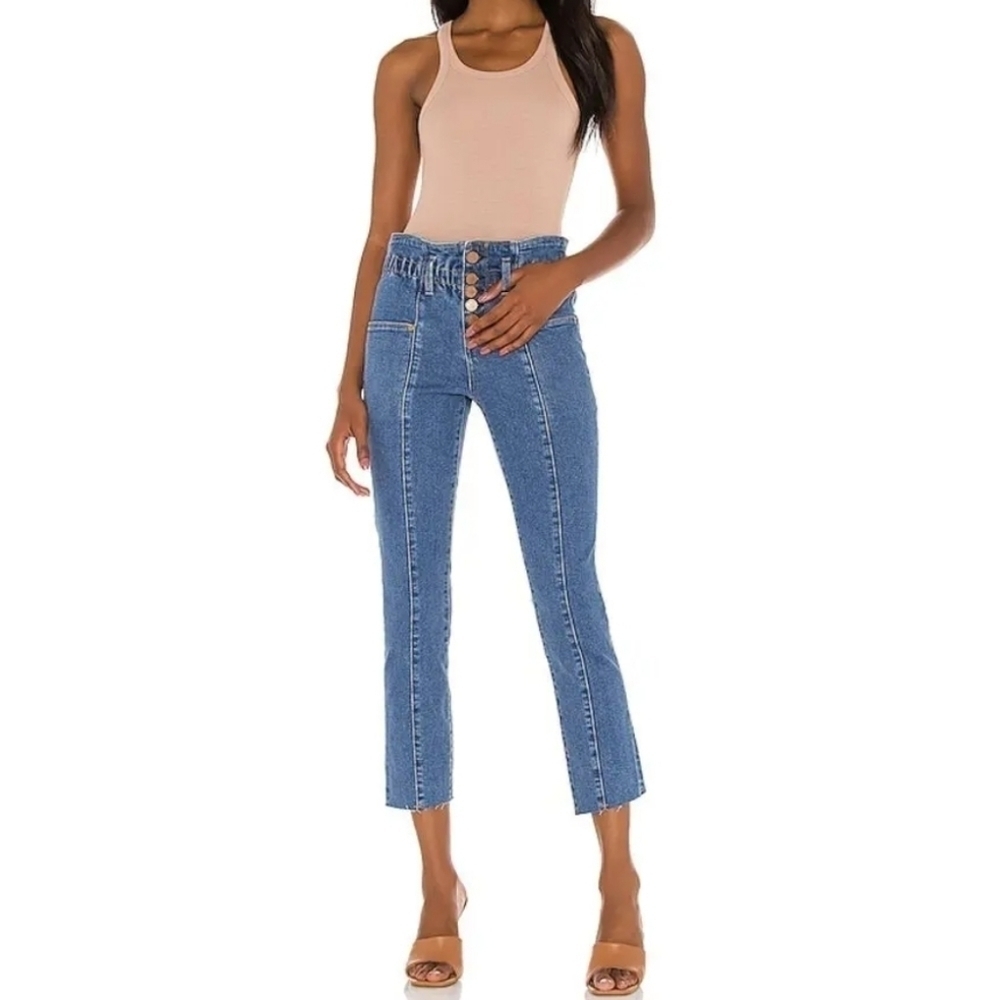 BLANKNYC PAPERBAG BACK TALK SKINNY LEG JEANS SIZE  26